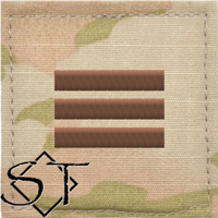 Air Force Academy OCP Cadet Captain Rank Insignia Velcro USAF Spice Brown Air Force Academy OCP Cadet Captain Rank Insignia Velcro USAF Spice Brown