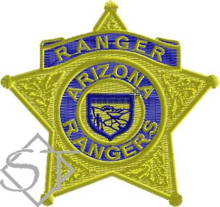 Arizona Rangers Badge Patch