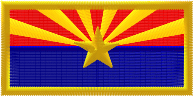 Arizona Flag Morale Patch Arizona Flag Morale Patch