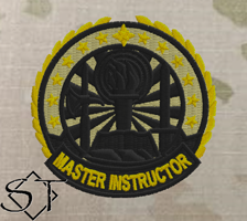 Army Instructor Badge-OCP Master Army Instructor Badge-OCP Master