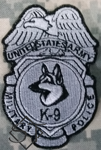 US Army Military Police K9 Badge Patch US Army Military Police K9 Badge Patch