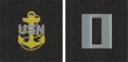 Navy Ranks-Black Velcro Navy Ranks-Black Velcro