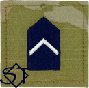 Air Force ROTC OCP Cadet 4th Class Rank Insignia Velcro