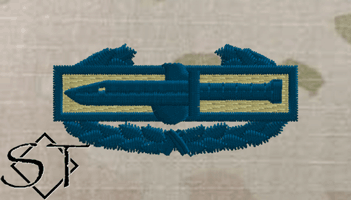 Combat Action Badge 1st Award-OCP USSF Blue (image for) Combat Action Badge 1st Award-OCP USSF Blue
