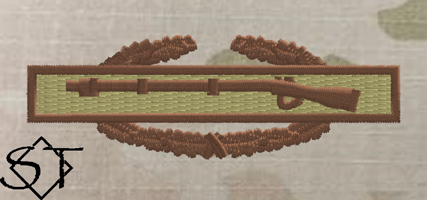 Infantryman badges-USAF Spice Brown Infantryman badges-USAF Spice Brown