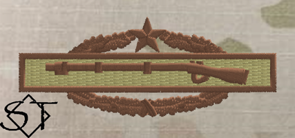 Combat Infantryman Badge 2nd Award-OCP Spice Brown Combat Infantryman Badge 2nd Award-OCP Spice Brown