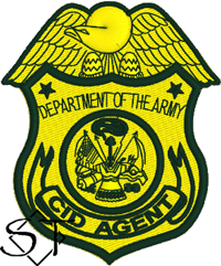 US Army CID Special Agent Badge Patch US Army CID Special Agent Badge Patch
