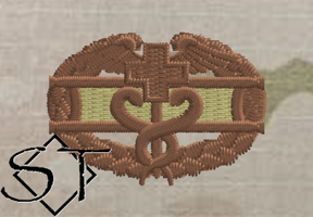 Combat Medic Badge 1st Award-OCP Spice Brown Combat Medic Badge 1st Award-OCP Spice Brown