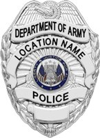 Department of Army Civilian Police Badge