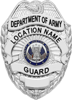 Department of Army Civilian Security Guard Badge Department of Army Civilian Security Guard Badge