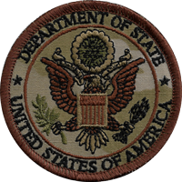 Department of State MultiCam patch 3" Department of State MultiCam patch 3"