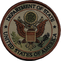 Department of State MultiCam patch 4" Department of State MultiCam patch 4"