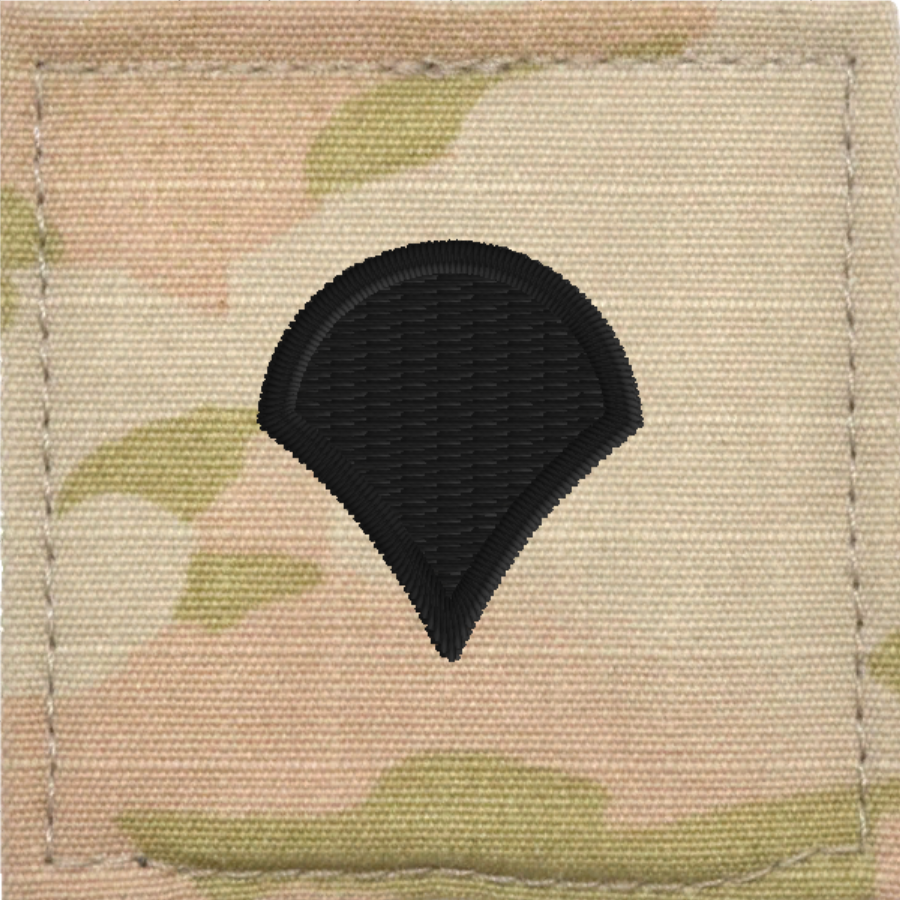 Army Rank Insignia-E4 SPC Specialist Velcro