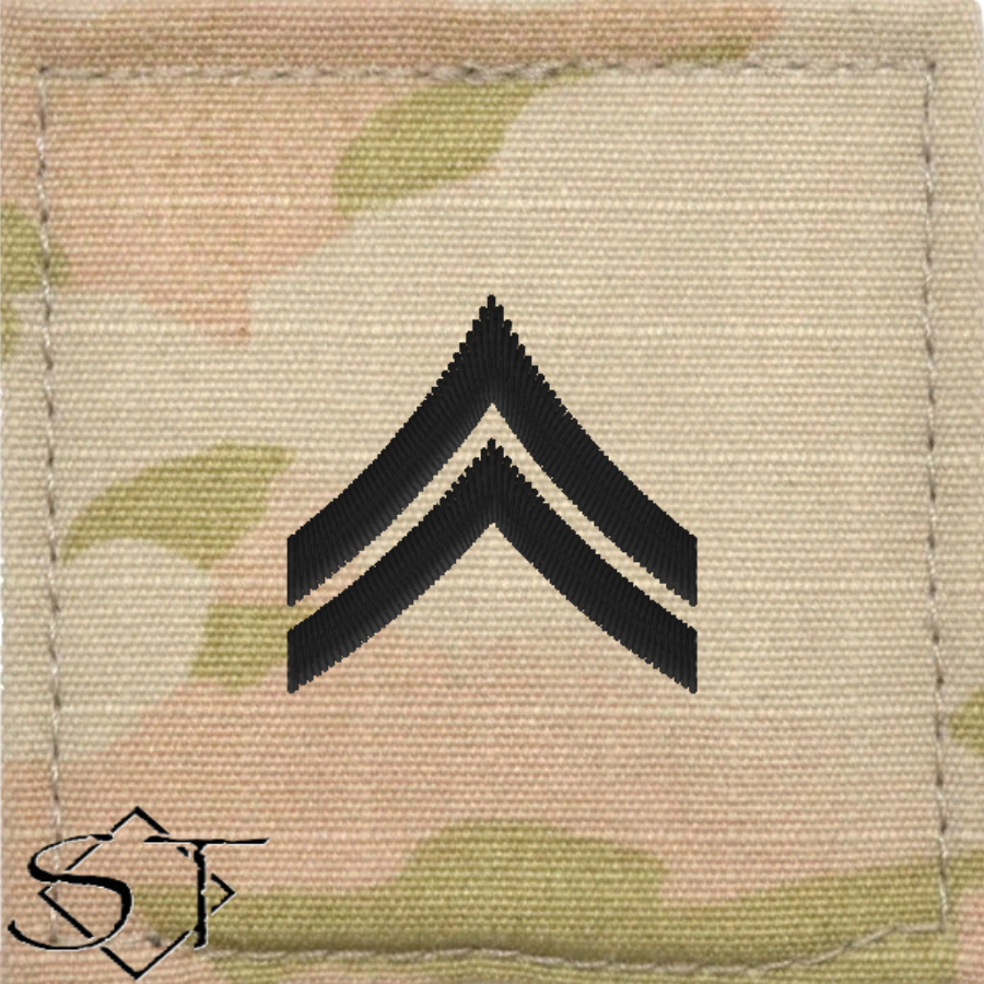 Army Rank Insignia-E4 CPL Corporal Velcro