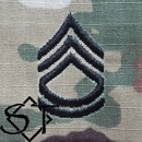 Army Rank Insignia-E7 SFC Sergeant First Class Sew-On Pair