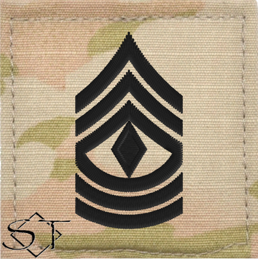 Army Rank Insignia-E8 1SG First Sergeant Velcro