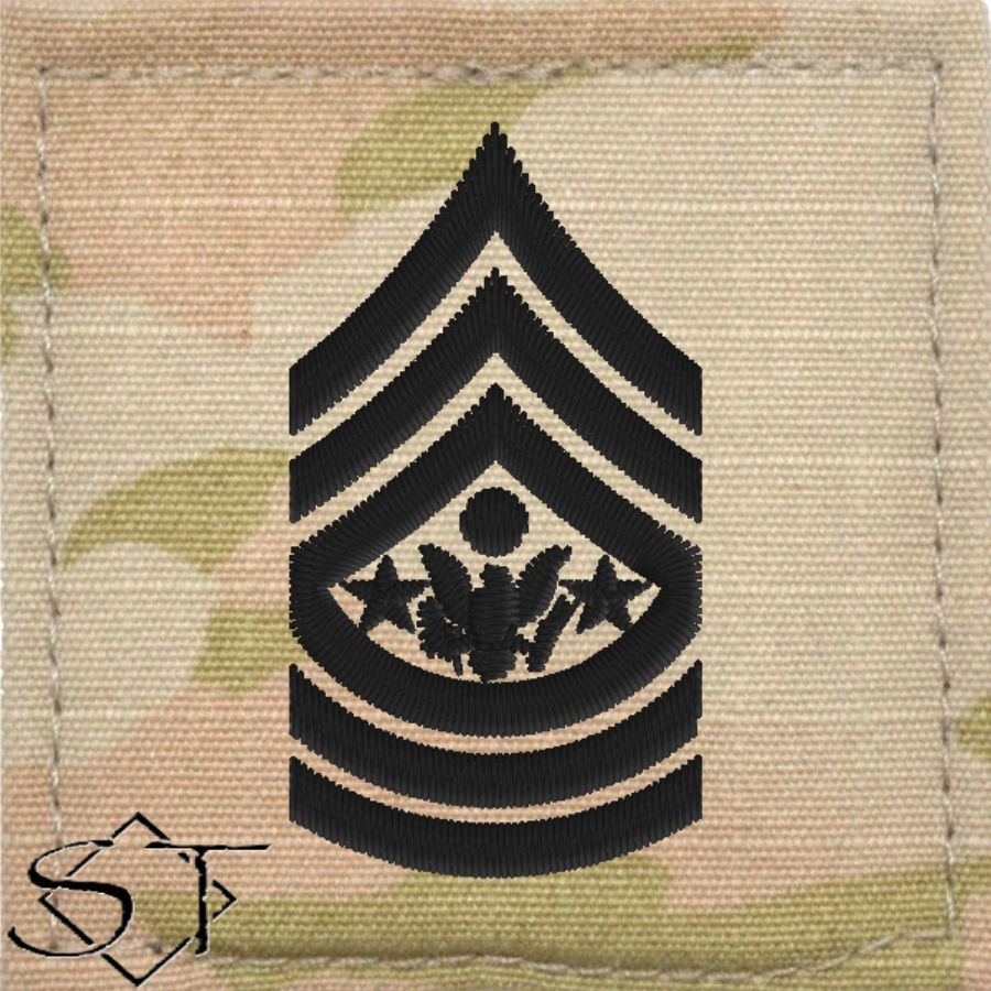 Army Rank Insignia-E9 SMA Sergeant Major of the Army Velcro