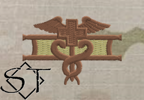 Expert Field Medic Badge-OCP Spice Brown Expert Field Medic Badge-OCP Spice Brown
