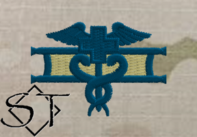 Expert Field Medic Badge-OCP Space Blue Expert Field Medic Badge-OCP Space Blue