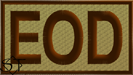 Brassard/Duty Identifier-Patch EOD OCP-Spice Brown
