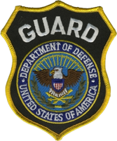 Department of Defense Civilian Security Guard Shoulder Patch