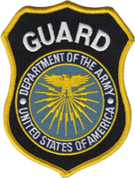 Department of Army Civilian Security Guard Shoulder Patch