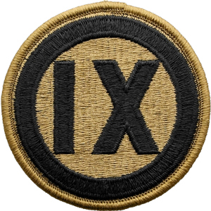 IX Corps OCP Unit Patch