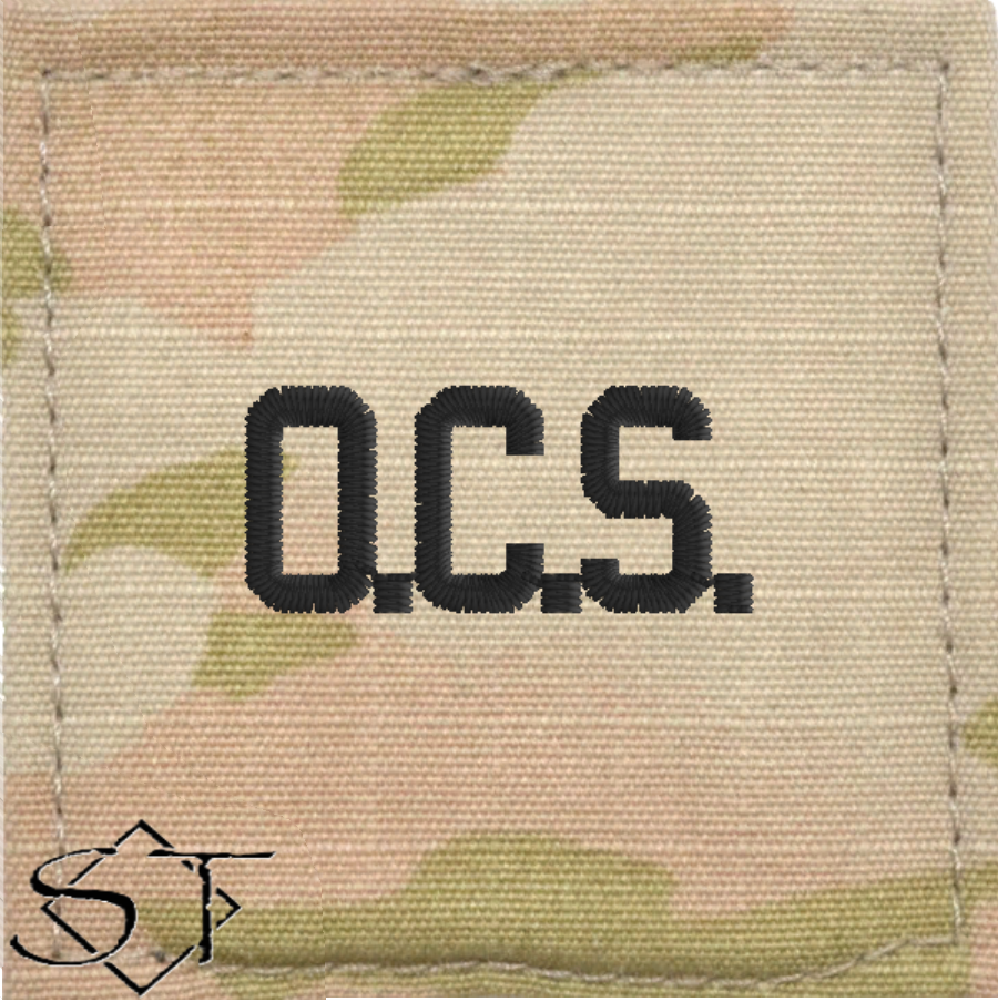 Army Rank Insignia-O.C.S. Letters Velcro