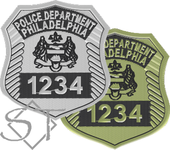 Philadelphia Police Badge Patch