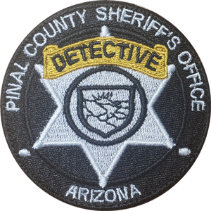 Arizona-Pinal County Sheriff's Office Detective Badge Patch