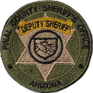 Arizona-Pinal County Sheriff's Office Badge Patch - Click Image to Close