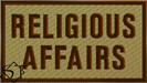 Duty Identifier Tab USAF Religious Affairs OCP