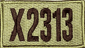 Border Patrol STAR Number/Custom Title Patch Border Patrol STAR Number/Custom Title Patch