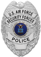US Air Force Civilian Defender Police Badge