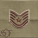 Air Force OCP E6 TSgt Rank Insignia Sew-On (Pair) Air Force OCP E6 TSgt Rank Insignia Sew-On (Pair)