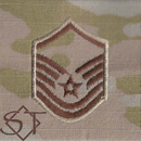 Air Force OCP E7 MSgt Rank Insignia Sew-On (Pair) Air Force OCP E7 MSgt Rank Insignia Sew-On (Pair)
