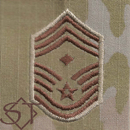 Air Force OCP E9 1st Sgt Rank Insignia Sew-On (Pair)