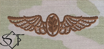 OCP Navy Flight Nurse Embroidered Badge-Spice Brown
