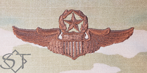 Air Force Pilot Wings Master Spice Brown