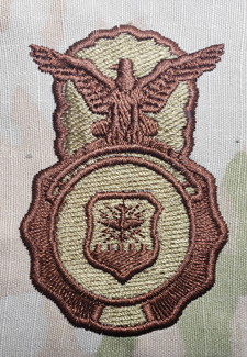 USAF Security Forces Uniform Badge