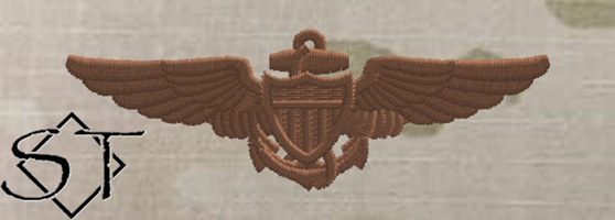 USCG Aviator Pilot Wings-OCP Spice Brown USCG Aviator Pilot Wings-OCP Spice Brown