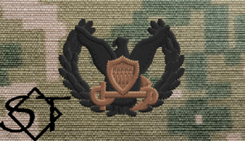 USCG Command Ashore Badge - NWU Type III USCG Command Ashore Badge - NWU Type III