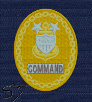 USCG Senior Enlisted Badges-Gold Command E9 MCPO-ODU USCG Senior Enlisted Badges-Gold Command E9 MCPO-ODU