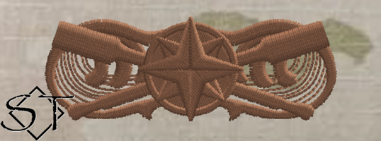 USCG Coxswain Insignia OCP Spice Brown USCG Coxswain Insignia OCP Spice Brown