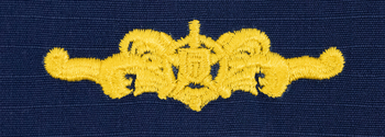 USCG Cutterman Badge - Officer ODU