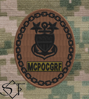 USCG Senior Enlisted Badges-E9 MCPO-CGR NWU iii USCG Senior Enlisted Badges-E9 MCPO-CGR NWU iii