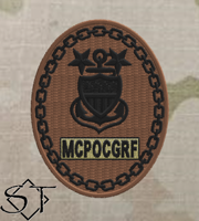 USCG Senior Enlisted Badges-Gold E9 MCPO-CGR OCP USCG Senior Enlisted Badges-Gold E9 MCPO-CGR OCP