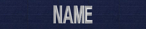 USCG Name Tape-USCG ODU blue ripstop white letters