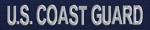 U.S. COAST GUARD Branch Tape-USCG ODU blue ripstop