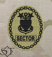 USCG Senior Enlisted Badges-Sector E9 MCPO-OCP USCG Senior Enlisted Badges-Sector E9 MCPO-OCP